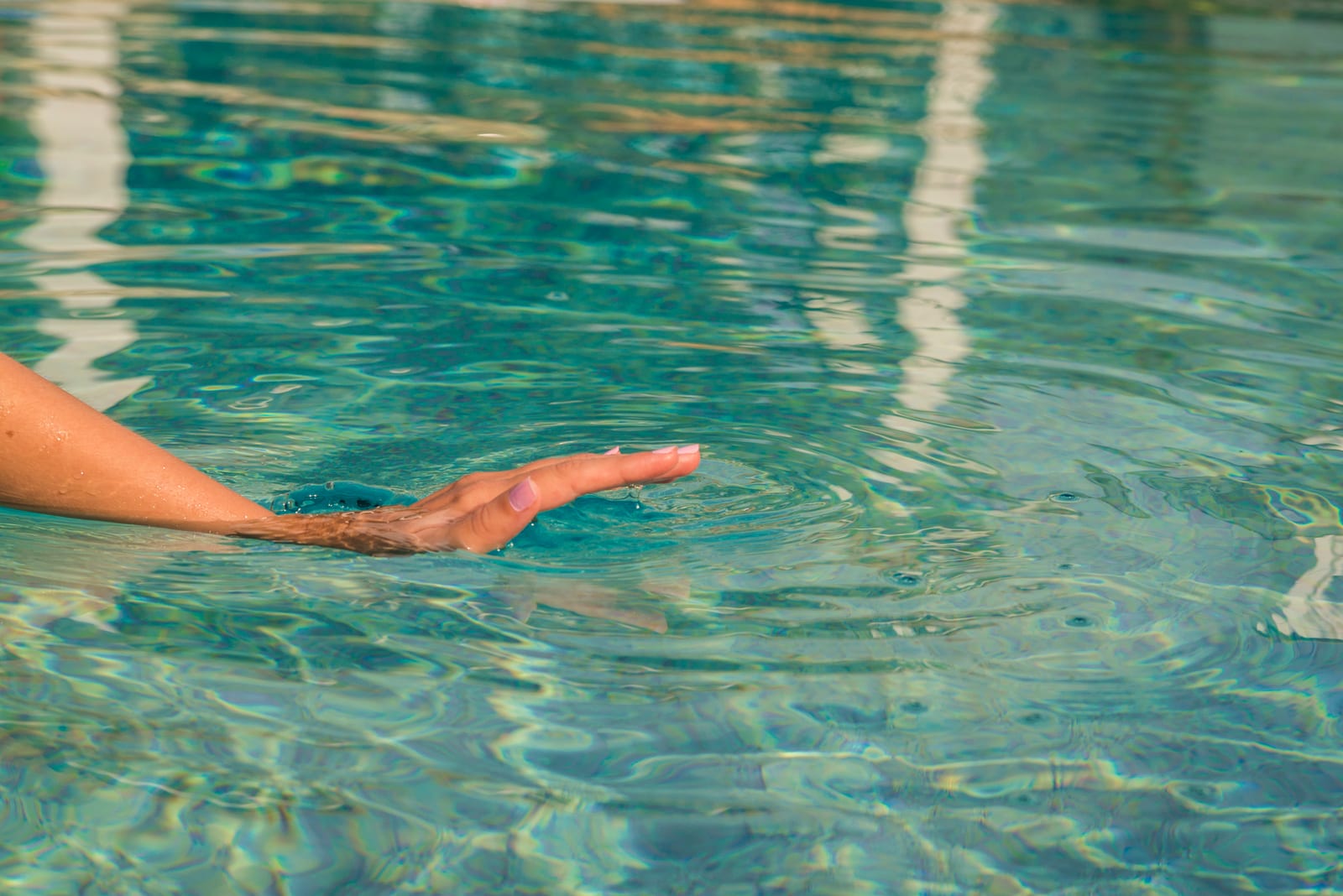 safety cover fitting assessment being carried out at a residential pool deck in North York, Ontario